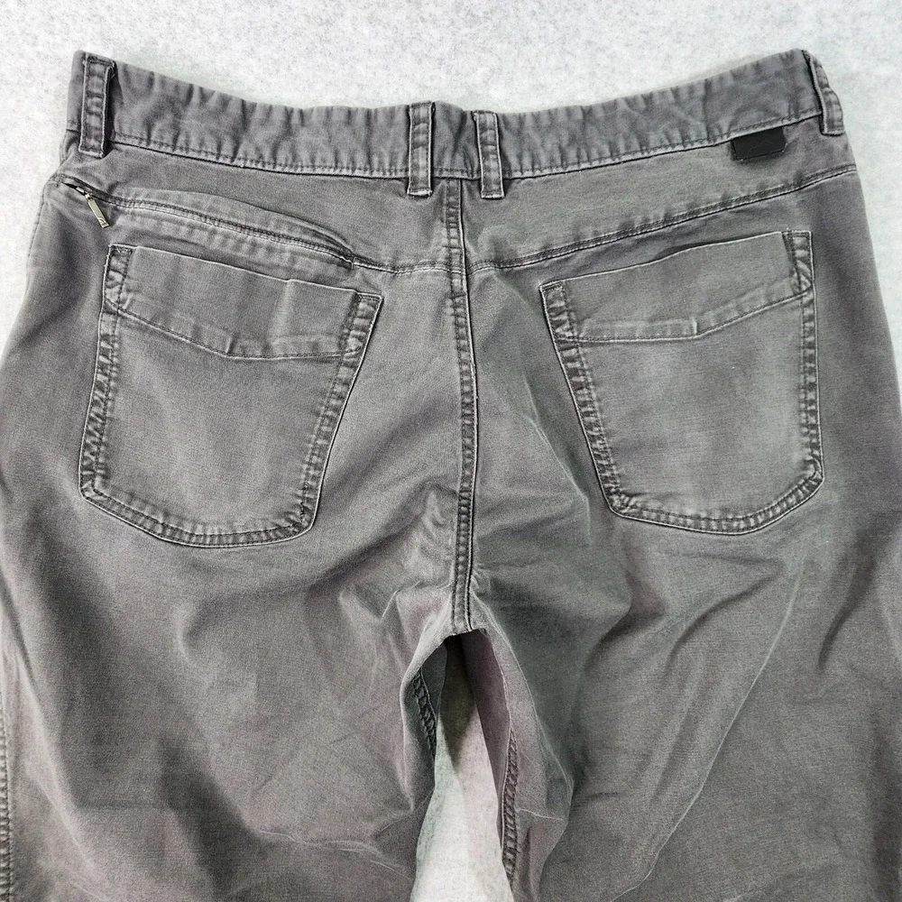 North Face Hiking Pants Men 36x30 Performance Zip Pocket‎ Stretch Cotton Blend